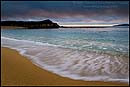Photo: Wave breaking on sand, Carmel River State Beach, California