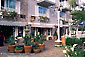 Picture: Courtyard shops and apartments in Avalon, Catalina Island, California