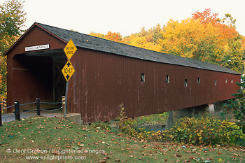 Image: Covered Bridge in rural Connecticut
