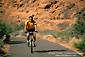 Image: Biking on path through Snow Canyon State Park, near St. George, Utah's Dixie, Utah